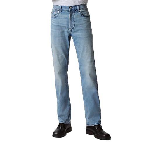 Calvin Klein Mens Straight High Stretch Jeans