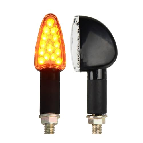 Intermitentes de moto luz intermitente para motocicleta 12 LED traseros 5