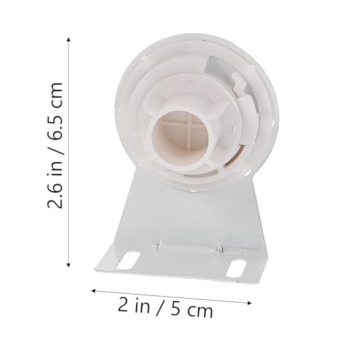 Conector de plástico blanco resistente para cortinas enrollables, soporte duradero de estor 3