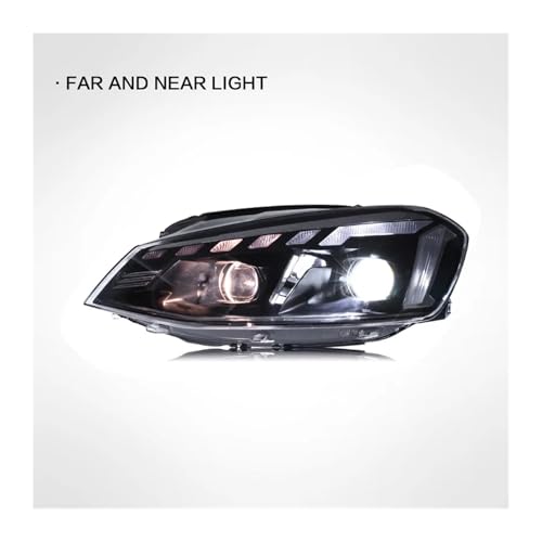 Conjuntos de faros delanteros Volkswagen Golf 2013-2017 con intermitentes 6