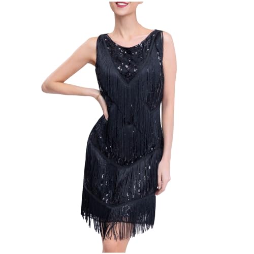 Robe dos nu paillettes avec doublure soyeuse et sequins durables