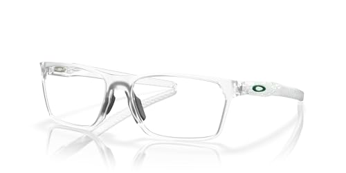 Image of Oakley Mens OX8174F Hex Jector Low Bridge Fit Rectangular Eyeglasses