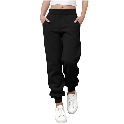Boys Athletic Jogger Pants Toddler Kids Sweatpants Elastic Waist Cotton Pants Stretchy Trousers Cinch Bottom Pant