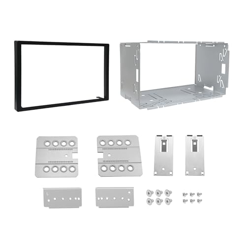 DYNAVIN Cadre de Montage métallique Double DIN Universel Uniquement pour l'installation de la Radio Dynavin D9-UNI101; MFK-UNI101-S