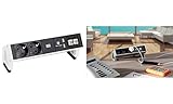 Steckdosenleisten allgemein Bachmann DESK 2 Facility System, 2 x Schuko, 2 x Cat6, 1 x USB Charger