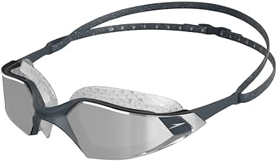Speedo Aquapulse Pro Mirror Gafas de natación Unisex Adulto, Azul, Talla Única