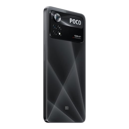 Poco X4 Pro 5G 128GB 6GB Factory Unlocked (GSM Only | No CDMA - not Compatible with Verizon/Sprint) Global Version - Laser Black