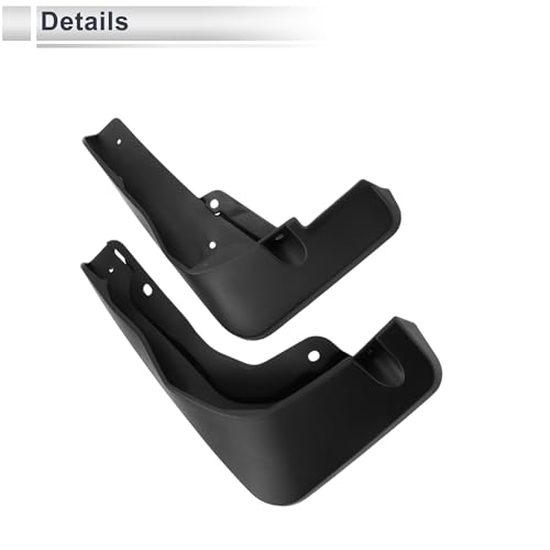 Image of X AUTOHAUX 1set Front and Rear Mud Flaps Splash Guards Mud Guards for Audi Q4 E-tron 2022-2023 2024 W /Mount Accessories