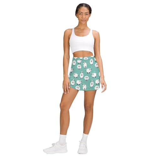 Mini jupe de course Mouton Blanc pour vos sessions running et fitness - 3