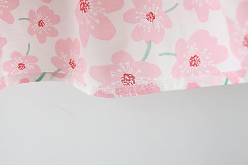 Image of Bold N Elegant Girls Cotton Sleeveless Floral Print Summer Frock Dress with Sun Hat for Preschool Girls