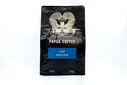 Café en grano tueste claro Papua 16 oz