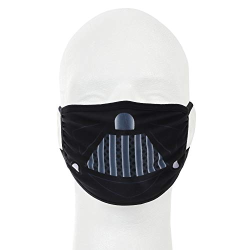 Star Wars Darth Vader Face Mask, Officially Licensed, Washable, Kids