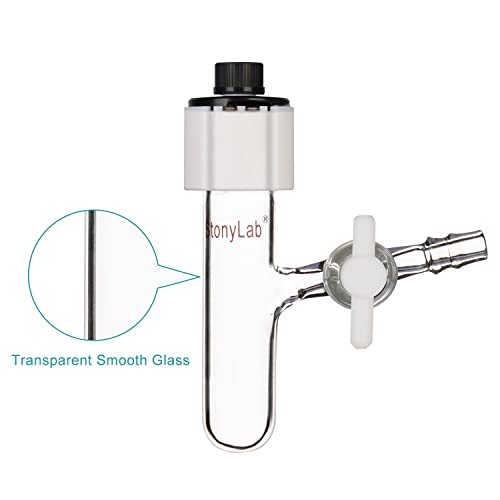 Stonylab Electrochemical Glass Cell, Portable Sealed Electrolytic Cell, Tubular Reactor For Electrochemistry, 10 Ml #TOP2