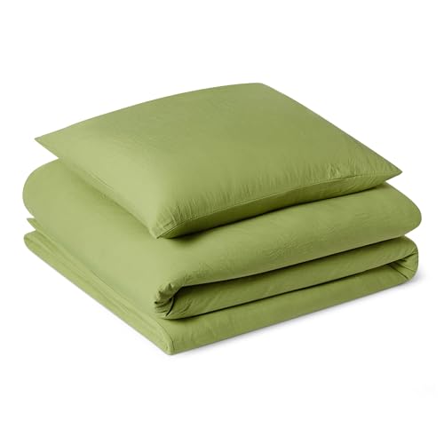 Amazon Basics Vorgewaschenes Mikrofaser-Bettwäsche-Set, extra weich,...