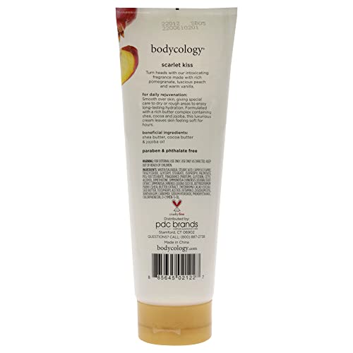 Bodycology Scarlet Kiss For Women 8 oz Body Cream, 236.59 ml (Pack of 1) - Image 2