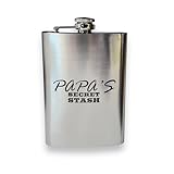 8oz Papa's Secret Stash Flask