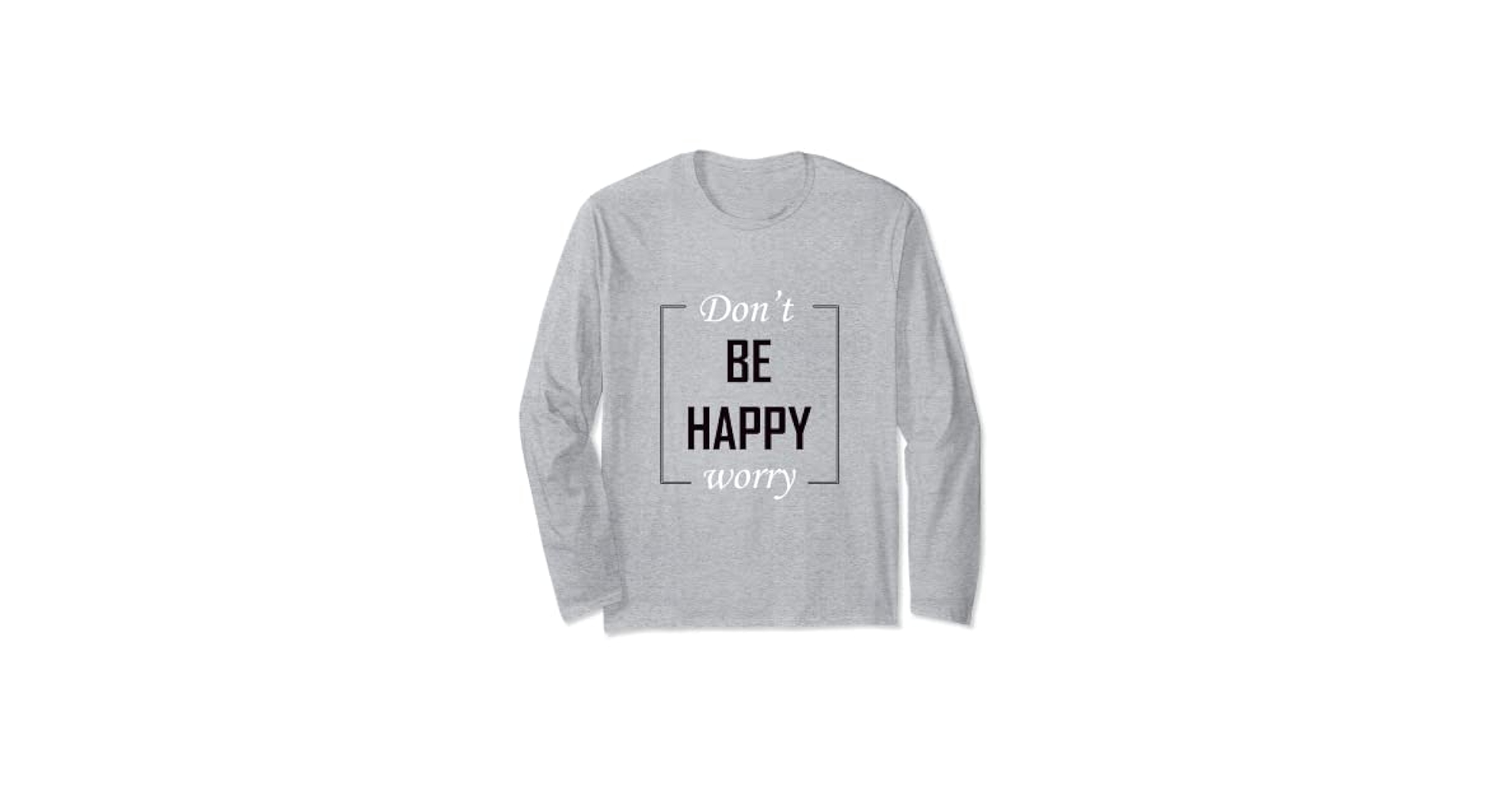 ミュージシャン DOTS Don't Worry, Be Happy L/S TEE Don't
