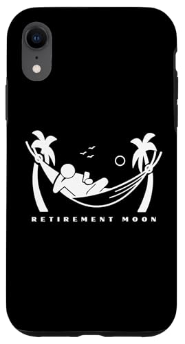 Retired Stopped Working Retire Retirement Moon Carcasa para iPhone XR
