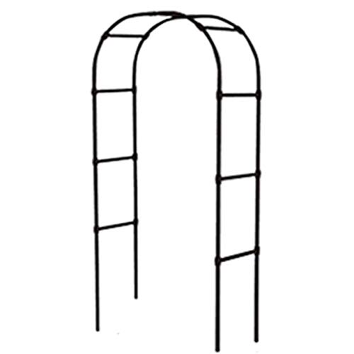 RuBao Metal Garden Arch Trellis Archway,Powder-Coated Steel Support Arch for Climbing Plants,Pergola Arbor Decorative Floral Growth Support,Outdoor Lawn Backyard