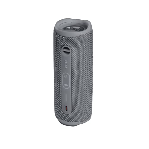 Image of JBL FLIP 6 Waterproof Portable Speaker Bundle with gSport Silicone Sleeve (Gray)
