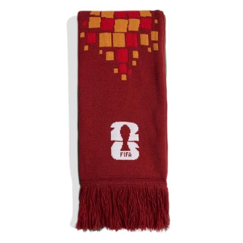 adidas Unisex-Adult World Cup Host Nations Scarf, Power Red/Amazon Green/Team Royal Blue, No Size