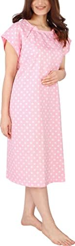 Utopia Care 1 Pack Hospital Gown, 100% Cotton Patient Gown