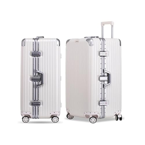 Suitcases Aluminum Frame Hardside Zipperless Carry on Luggage Large Suitcases with Wheels 30 Inch,6,32in