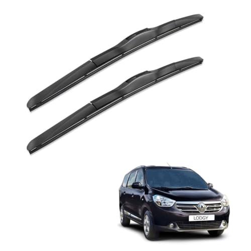Image of Oshotto Frameless (O.E.M Type) Wiper Blades Compatible with Renault Lodgy (22 inch / 16 inch)