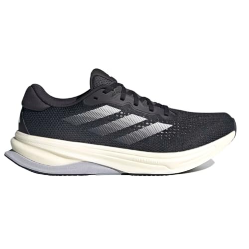 adidas Supernova Solution - Tenis de correr para hombre, negro y blanco, 42 EU
