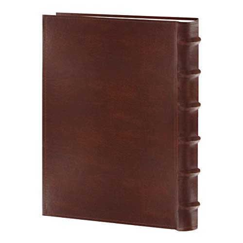 Pioneer Photo Albums CLB-346/BN Sewn Bonded Leather Bi-Directional 300 Photos Pocket Album (Brown)