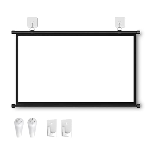 Pantalla Manual de Proyector 72" 4:3 Retráctil HD