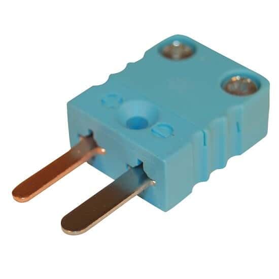 Digi-Sense Conector macho de termopar tipo T miniatura, 2 pines, 5