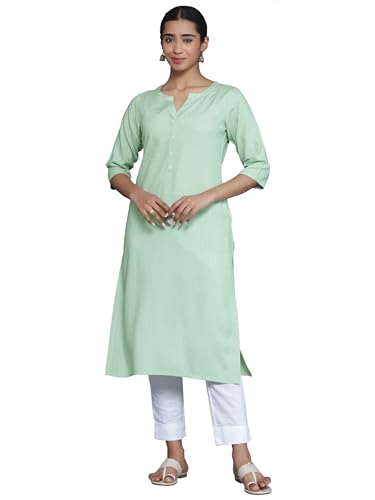 Image of Gerua By Libas Woven Design Viscose Straight Kurta Suit