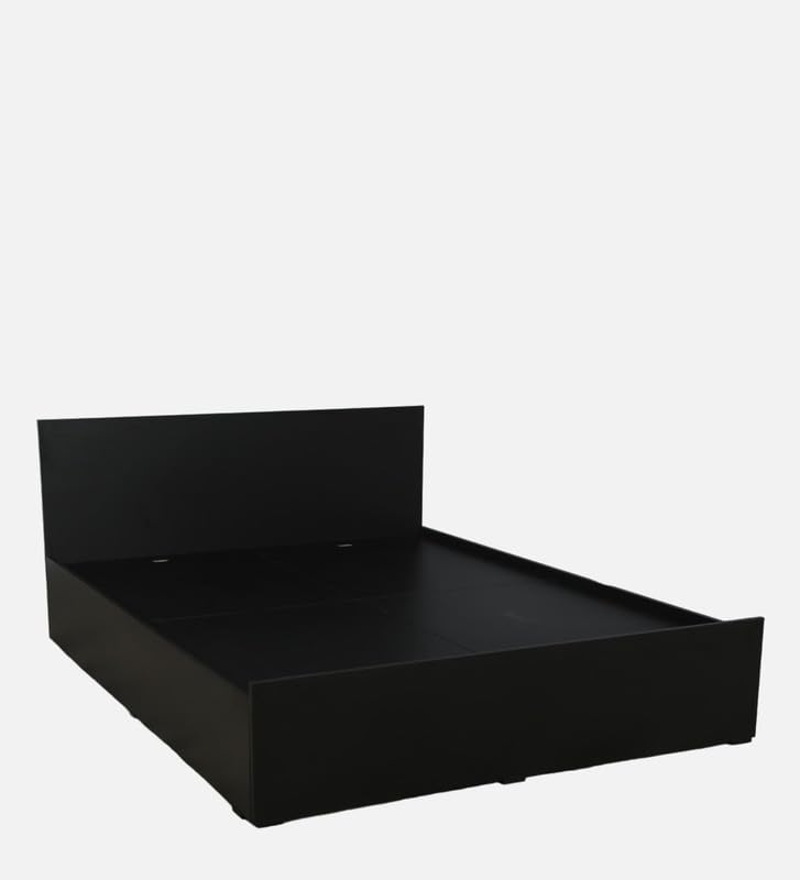 Image of Mintwud Pepperfry Engineered Wood King Size Bed with Box Storage | Wooden Double Bed Cot Palang Furniture for Bedroom Living Room Home Hotel (Wenge Finish)
