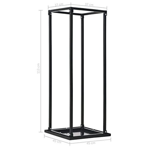 Stockage du bois de chauffage extérieur avec ce range-bûche acier compact - 6