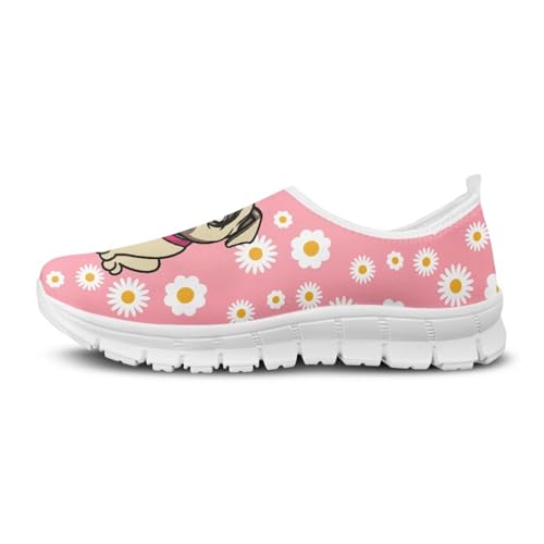 Image of Jeiento Cute Dog Women's Casual Slip On Shoes Loafers Sneakers for Women