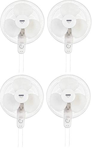 Usha Mist AIR ICY 400MM Wall Fan White Pack of 4