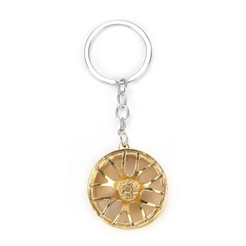 SHTALHST Tire Keychains Metal Tire Keychain Car Keychain for Auto
