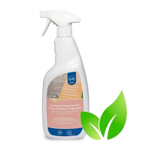 Limpiador Ecológico PROFESIONAL doble acción para Madera Exterior| Limpia y Restaura Muebles | 750 cc | Para Teca y maderas tropicales | Doble acción, larga duración | Limpieza LOLAhome