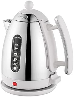 Dualit Lite Kettle - 1.5L Jug Kettle - Polished with Gloss White, High Gloss Finish - Fast Boiling Kettle by Dualit - 72015