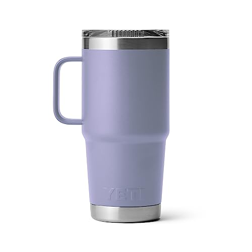 Image of YETI Rambler 20 oz Travel Mug, Stainless Steel, Vacuum Insulated with Stronghold Lid