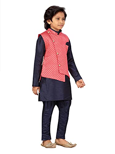 Image of Aarika Boy's Silk Regular Tunic Shirt
