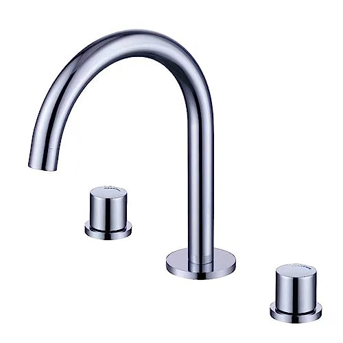 Mitigeur de baignoire et douche robinet pour lavabo de salle de bain 3 trous mitigeur