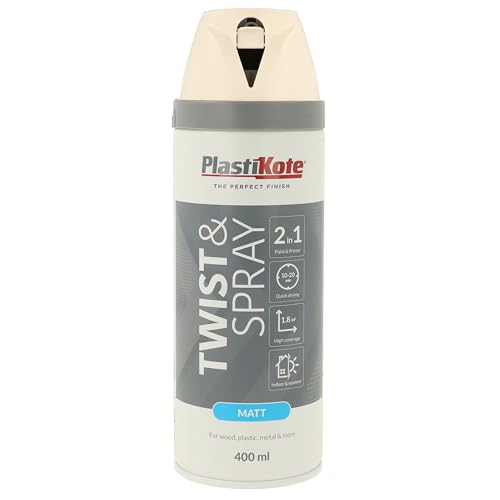 Preisvergleich Produktbild PLASTI-KOTE Premium Spray Paint Matt White