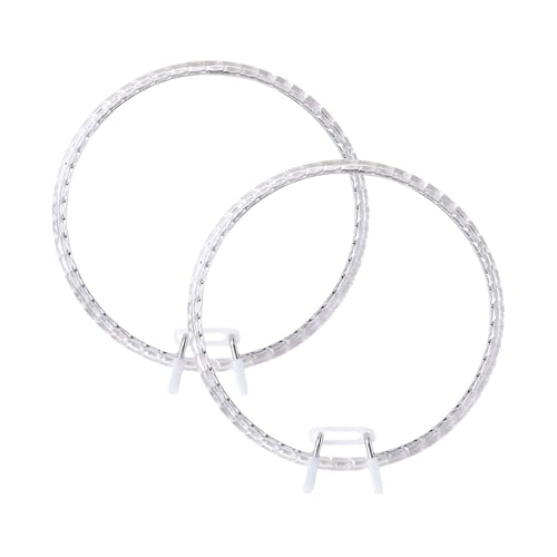 Cerceaux à broder pour travaux manuels lot de 2 cercles à ressort pour broderie maison