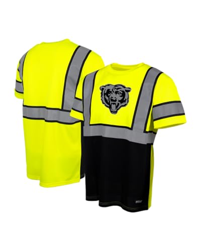 Buffalo Outdoors X NFL Hi-Vis Short Sleeve Safety T-Shirt (XX-Large, Chicago Bears)