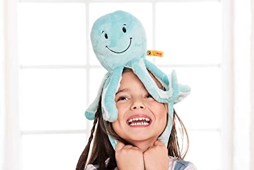 Steiff Soft Cuddly Friends Ockto Oktopus - 27 cm - Kuscheltier für Kinder - Plüschtier - weich & waschbar - türkis - (063770)