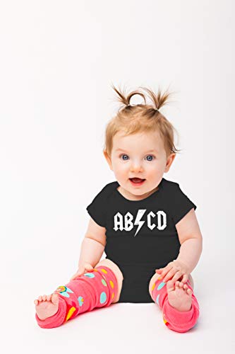 ABCD Alphabet Rock And Roll - Funny Baby Essentials Bodysuit - Baby Boy Clothes Newborn Outfits