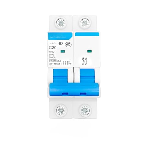 Disjoncteur 2P 50A pour alimenter une pompe à chaleur et une borne de recharge triphasée