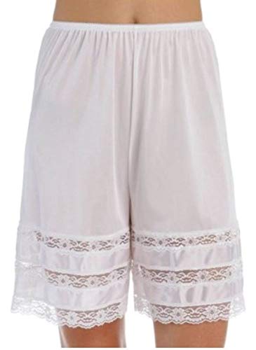Wearever Trim-to-Fit Nylon Petti Pant, Size 2X (40-42" Waist) White